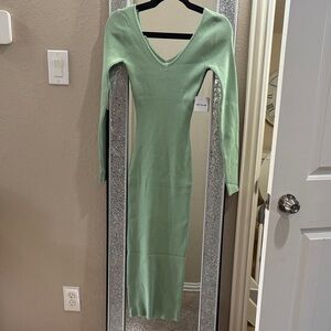 Better Be Mint Long Sleeve Dress